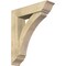 Ekena Millwork Thorton Traditional Rough Sawn Bracket w/ Offset Brace, Douglas Fir, 8"W x 32"D x 38"H BKT0806X32X38THR01RDF - alternate 1